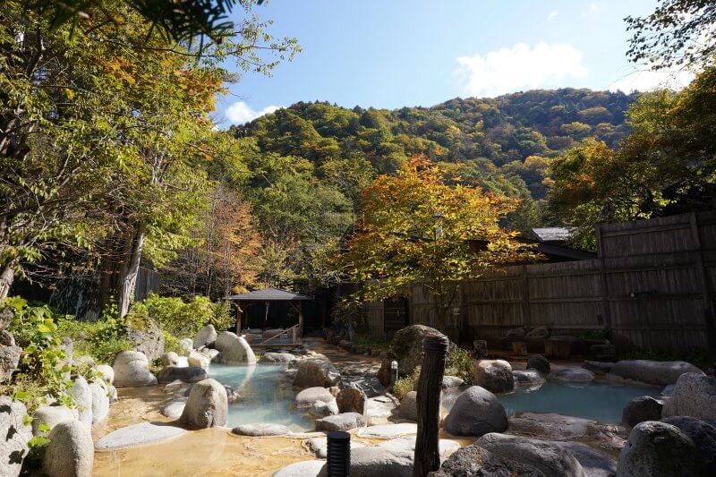 山帰りの癒し温泉タイム（ひらゆの森の愉しみ方）【秋編】