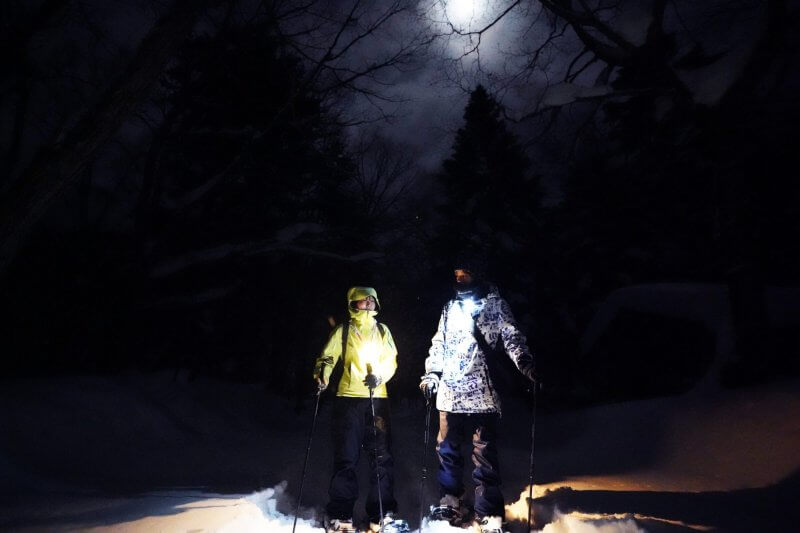 🌙ナイトスノーシューツアー開催致します！！（終了しました）⛄